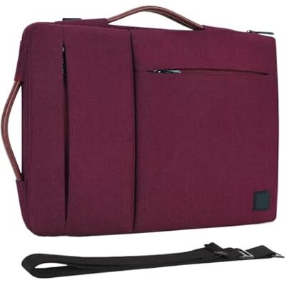 RRYPBOVG Laptoptas, schoudertas, multifunctioneel, voor laptop, met handvat, voor laptops van 10, 13, 14, 15,6, 17 inch, schokbestendig (17-inch) RRYPBOVG Laptoptas, schoudertas, multifunctioneel, voor laptop, met handvat, voor laptops van 10, 13, 14, 15,6, 17 inch, schokbestendig (17-inch)
