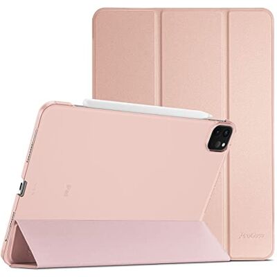 ProCase Hoes voor iPad Pro 11 Inch Case 2021 2020 2018 (3e/2e/1e), Trifold Slim Hoesje Beschermhoes Smart Folio Cover Case -Rosegoud ProCase Hoes voor iPad Pro 11 Inch Case 2021 2020 2018 (3e/2e/1e), Trifold Slim Hoesje Beschermhoes Smart Folio Cover Case -Rosegoud