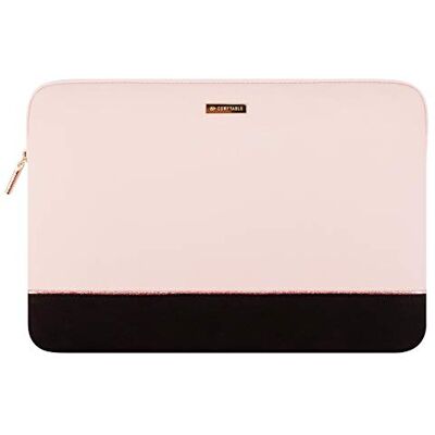 Comfyable Laptophoes compatibel met MacBook Pro en MacBook Air van 13-13,3 inch, MacBook Pro 14 inch M3 M2 Pro/Max 2023 en M1 2021, waterdicht, voor Mac, roze en zwart Comfyable Laptophoes compatibel met MacBook Pro en MacBook Air van 13-13,3 inch, MacBook Pro 14 inch M3 M2 Pro/Max 2023 en M1 2021, waterdicht, voor Mac, roze en zwart