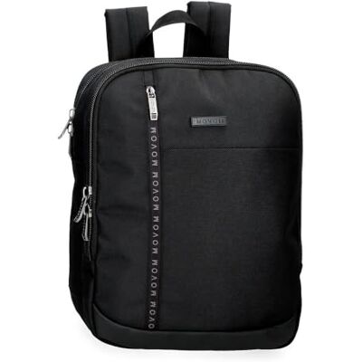 MOVOM Buster Laptoprugzak, 13,3 inch, zwart, 27 x 36 x 12 cm, polyester met details van kunstleer, 11,66 l, zwart, aanpasbare laptoprugzak, zwart., Aanpasbare laptoprugzak MOVOM Buster Laptoprugzak, 13,3 inch, zwart, 27 x 36 x 12 cm, polyester met details van kunstleer, 11,66 l, zwart, aanpasbare laptoprugzak, zwart., Aanpasbare laptoprugzak