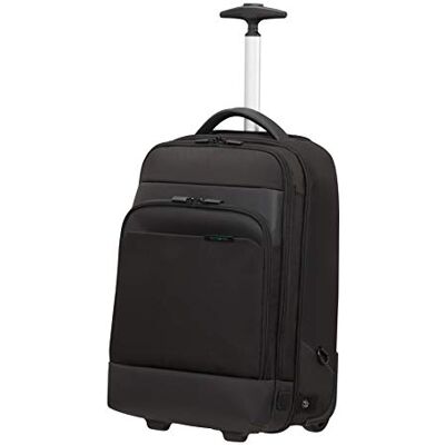 Samsonite Mysight 17,3 inch laptoprugzak met wielen, trolley van 48 cm, met slimme functies, ergonomisch, 25,5 l zwart Samsonite Mysight 17,3 inch laptoprugzak met wielen, trolley van 48 cm, met slimme functies, ergonomisch, 25,5 l zwart