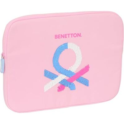 safta Benetton Pink Laptophoes van 15,6 inch, ideaal voor kinderen van verschillende leeftijden, comfortabel en veelzijdig, kwaliteit en sterkte, 39,5 x 3,5 x 27,5 cm, roze, roze, Roze, informeel safta Benetton Pink Laptophoes van 15,6 inch, ideaal voor kinderen van verschillende leeftijden, comfortabel en veelzijdig, kwaliteit en sterkte, 39,5 x 3,5 x 27,5 cm, roze, roze, Roze, informeel