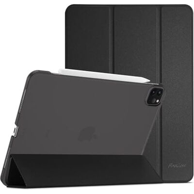 ProCase Hoes voor iPad Pro 11 Inch Case 2021 2020 2018 (3e/2e/1e), Trifold Slim Hoesje Beschermhoes Smart Folio Cover Case -Zwart ProCase Hoes voor iPad Pro 11 Inch Case 2021 2020 2018 (3e/2e/1e), Trifold Slim Hoesje Beschermhoes Smart Folio Cover Case -Zwart