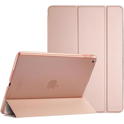 ProCase Hoes voor iPad 9.7 inch 6e generatie 2018 /5e generatie 2017 model A1822 A1893, beschermhoes Case Smart Cover voor iPad 6 / iPad 5 -Rose Gold ProCase Hoes voor iPad 9.7 inch 6e generatie 2018 /5e generatie 2017 model A1822 A1893, beschermhoes Case Smart Cover voor iPad 6 / iPad 5 -Rose Gold