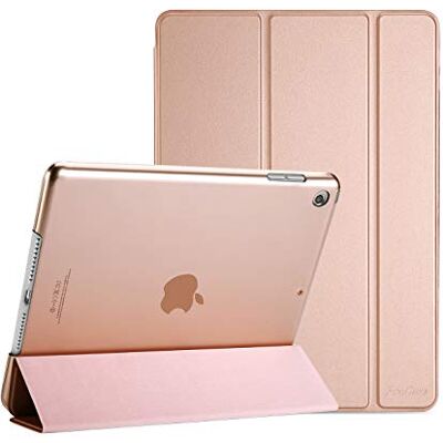 ProCase Hoes voor 10,2 Inch iPad 9e Generatie 2021/iPad 8e Generatie 2020/iPad 7e Generatie 2019, Schokbestendige Hoesje Beschermhoes Smart Folio Cover Case Hard Back Shell -Rosegoud ProCase Hoes voor 10,2 Inch iPad 9e Generatie 2021/iPad 8e Generatie 2020/iPad 7e Generatie 2019, Schokbestendige Hoesje Beschermhoes Smart Folio Cover Case Hard Back Shell -Rosegoud