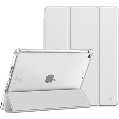 FINTIE Hoes voor iPad 10.2 inch 9e Generatie 2021/ 8e Gen. 2020 / 7e Gen. 2019 met Pencil Houder, Ultradun Superlicht Beschermhoes met Transparante Achterkant met Automatische Slaap-waak, Zilver Étui avec Porte-Stylet, Coque Arrière Transparente Givrée, FINTIE Hoes voor iPad 10.2 inch 9e Generatie 2021/ 8e Gen. 2020 / 7e Gen. 2019 met Pencil Houder, Ultradun Superlicht Beschermhoes met Transparante Achterkant met Automatische Slaap-waak, Zilver Étui avec Porte-Stylet, Coque Arrière Transparente Givrée,