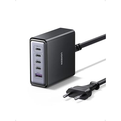 UGREEN Zapix GaN Tech 65 W 5 poorten USB C snellader desktop Compatibel met iPhone 18 Pro Max 17 16 15 14 13 iPad MacBook Pro Air Neo Galaxy S26 S25 S24 2 m voedingskabel inbegrepen UGREEN Zapix GaN Tech 65 W 5 poorten USB C snellader desktop Compatibel met iPhone 18 Pro Max 17 16 15 14 13 iPad MacBook Pro Air Neo Galaxy S26 S25 S24 2 m voedingskabel inbegrepen