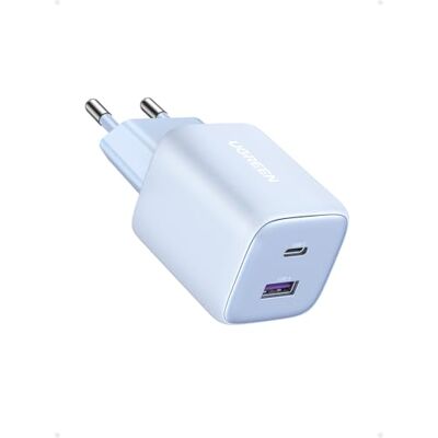 UGREEN Nexode 35 W snellader USB C PPS 25 W 2 poorten GaN stopcontact UGREEN Nexode 35 W snellader USB C PPS 25 W 2 poorten GaN stopcontact