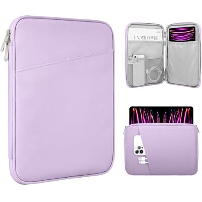 TiMOVO 13 inch tablethoes met zak, paars lavendel Voor iPad Air 33 cm M3 2025, iPad Pro 33 cm/12,9 inch, Galaxy Tab S9/S10 Plus/S9 FE+ 12,4 inch, Opmerkelijke Paper Pro 30 cm TiMOVO 13 inch tablethoes met zak, paars lavendel Voor iPad Air 33 cm M3 2025, iPad Pro 33 cm/12,9 inch, Galaxy Tab S9/S10 Plus/S9 FE+ 12,4 inch, Opmerkelijke Paper Pro 30 cm