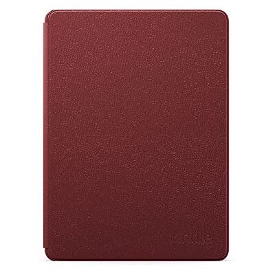 Amazon Leren hoes voor Kindle Paperwhite Compatibel met 11e generatie (uitgebracht in 2021), dieprood Amazon Leren hoes voor Kindle Paperwhite Compatibel met 11e generatie (uitgebracht in 2021), dieprood