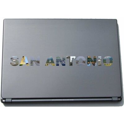 INDIGOS UG San Antonio Laptop skin sticker 210 mm met attracties INDIGOS UG San Antonio Laptop skin sticker 210 mm met attracties