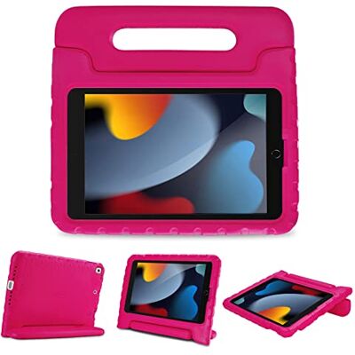 ProCase Kinderhoes voor iPad 10.2 7e Generatie/iPad Pro 10.5 / iPad Air 3, Ultra Lichtgewicht Schokbestendig Kindvriendelijke Beschermhoes Robuuste hoes met Handvatstandaard -Magenta ProCase Kinderhoes voor iPad 10.2 7e Generatie/iPad Pro 10.5 / iPad Air 3, Ultra Lichtgewicht Schokbestendig Kindvriendelijke Beschermhoes Robuuste hoes met Handvatstandaard -Magenta