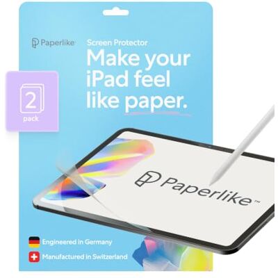 Paperlike ® 3 displaybeschermfolie voor iPad Air 11 inch (M4, M3, M2) Het originele papiergevoel, ontworpen voor stressvrij aanbrengen en luchtbellen (vlinder), beschermt de potloodpunt Paperlike ® 3 displaybeschermfolie voor iPad Air 11 inch (M4, M3, M2) Het originele papiergevoel, ontworpen voor stressvrij aanbrengen en luchtbellen (vlinder), beschermt de potloodpunt
