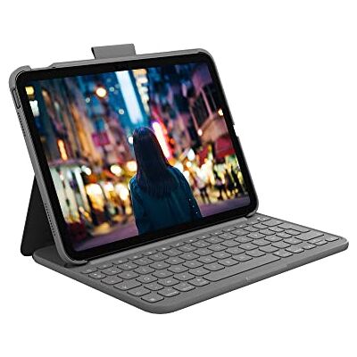Logitech Slim Folio, toetsenbordhoes voor iPad (10e generatie en A16) Logitech Slim Folio, toetsenbordhoes voor iPad (10e generatie en A16)