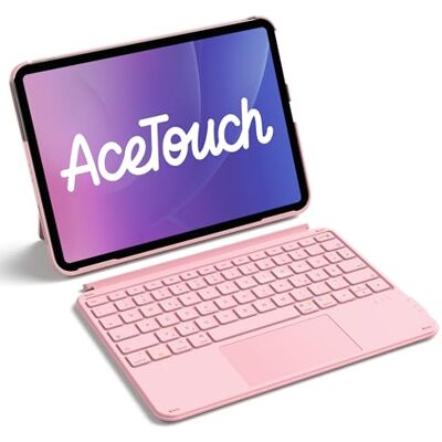Inateck AceTouch KB04122 Hoes met toetsenbord voor iPad 10/11 generatie A16 2025 11 inch, iPad Air 11 inch M3/M2 (2025/2024), Air 5/4, Pro 11 4/3/2/1, afneembaar, met touchpad, QWERTZ Inateck AceTouch KB04122 Hoes met toetsenbord voor iPad 10/11 generatie A16 2025 11 inch, iPad Air 11 inch M3/M2 (2025/2024), Air 5/4, Pro 11 4/3/2/1, afneembaar, met touchpad, QWERTZ