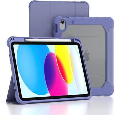 TopEsct iPad (A16) hoes 11 (^>e) generatie, 11 inch 2025/iPad 10e generatie 10,9 inch 2022, automatische slaap/wake, schokbestendige sterke magnetische hoes met doorschijnende harde achterkant TopEsct iPad (A16) hoes 11 (^>e) generatie, 11 inch 2025/iPad 10e generatie 10,9 inch 2022, automatische slaap/wake, schokbestendige sterke magnetische hoes met doorschijnende harde achterkant