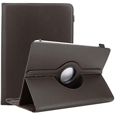 Cadorabo Tablethoes compatibel met Lenovo Tab 4 10 (10,1 inch) in bruin, 360 graden beschermhoes van kunstleer met standaard functie en elastiek Cadorabo Tablethoes compatibel met Lenovo Tab 4 10 (10,1 inch) in bruin, 360 graden beschermhoes van kunstleer met standaard functie en elastiek