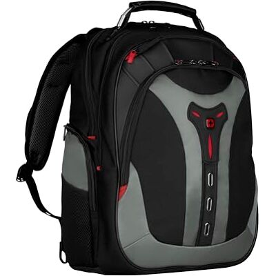 Wenger Pegasus Laptoprugzak 17 inch met vak voor tablet met touchscreen van 30,5 cm, organisatiesysteem, 25 l, vrouwen en mannen, kantoor, zakenreizen, effen, grijs, 600639 Wenger Pegasus Laptoprugzak 17 inch met vak voor tablet met touchscreen van 30,5 cm, organisatiesysteem, 25 l, vrouwen en mannen, kantoor, zakenreizen, effen, grijs, 600639