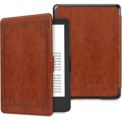 FINTIE Kindle Case 6 inch (11e generatie) 2024/2022, lichtgewicht hoes met automatische slaap/waakfunctie voor Kindle Basic 2024 6 inch, bruin FINTIE Kindle Case 6 inch (11e generatie) 2024/2022, lichtgewicht hoes met automatische slaap/waakfunctie voor Kindle Basic 2024 6 inch, bruin