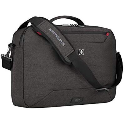 Wenger MX Commute 2-in-1 laptoptas/rugzak 16 inch met vak voor touchscreen, vrouwen mannen, zaken, effen, school, reizen, grijs, 611640 Wenger MX Commute 2-in-1 laptoptas/rugzak 16 inch met vak voor touchscreen, vrouwen mannen, zaken, effen, school, reizen, grijs, 611640