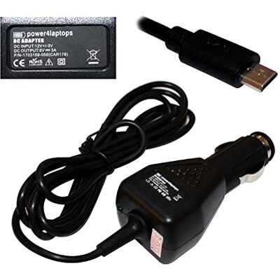 Power4Laptops Samsung Galaxy Tab Q autolader voor tablet Power4Laptops Samsung Galaxy Tab Q autolader voor tablet