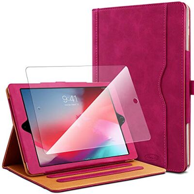KARYLAX Beschermhoes voor Apple iPad Pro 10.5 2019, roze + 1 displaybeschermfolie van gehard glas KARYLAX Beschermhoes voor Apple iPad Pro 10.5 2019, roze + 1 displaybeschermfolie van gehard glas