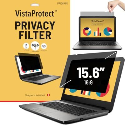 VistaProtect Privacy Filter & Premium Blauw Licht Filter. 2-in-1 Laptop Screen Protector (15,6 inch) VistaProtect Privacy Filter & Premium Blauw Licht Filter. 2-in-1 Laptop Screen Protector (15,6 inch)