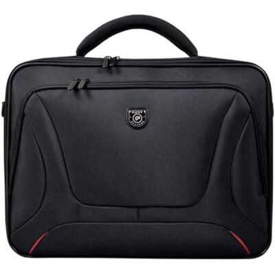 Port Designs Courchevel Clamshell laptoptas voor business 15,6 inch (39,6 cm), zwart Port Designs Courchevel Clamshell laptoptas voor business 15,6 inch (39,6 cm), zwart