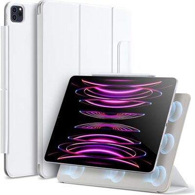 ESR Magnetische hoes voor iPad Pro 12,9 inch (2022/2021/2020, 6e/5e/4e generatie), praktische magnetische bevestiging, tweeweg-standaard, volledige potloodhouder 2, automatische slaap/wake, ESR Magnetische hoes voor iPad Pro 12,9 inch (2022/2021/2020, 6e/5e/4e generatie), praktische magnetische bevestiging, tweeweg-standaard, volledige potloodhouder 2, automatische slaap/wake,