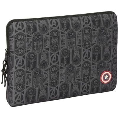 safta Avengers Vendetta Laptophoes 15,6 inch, ideaal voor kinderen van verschillende leeftijden, comfortabel en veelzijdig, kwaliteit en sterkte, 39,5 x 3,5 x 27,5 cm, zwart, M, casual, zwart., M safta Avengers Vendetta Laptophoes 15,6 inch, ideaal voor kinderen van verschillende leeftijden, comfortabel en veelzijdig, kwaliteit en sterkte, 39,5 x 3,5 x 27,5 cm, zwart, M, casual, zwart., M