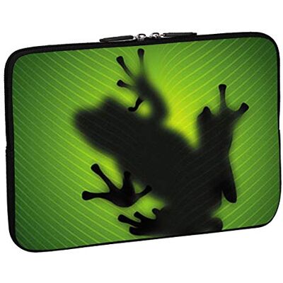 PEDEA Neopreen beschermhoes voor laptops met 39,6 cm (15,6 inch), Green Frog PEDEA Neopreen beschermhoes voor laptops met 39,6 cm (15,6 inch), Green Frog