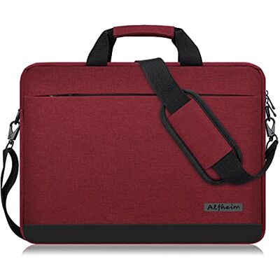 Alfheim Laptoptas voor heren en dames, 14-15,6 inch, werk, pc, aktetas met schouderriem, riem, netbook, ultrabook Alfheim Laptoptas voor heren en dames, 14-15,6 inch, werk, pc, aktetas met schouderriem, riem, netbook, ultrabook