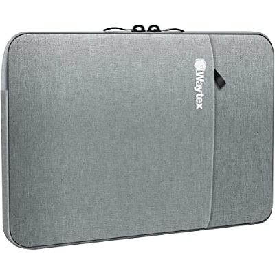 Waytex 71006 Housse pour Ordinateur et Tablette 13 à 14 Pouces Imperméable Protection Anti Chocs et intérieur Velours Gris Clair Waytex 71006 Housse pour Ordinateur et Tablette 13 à 14 Pouces Imperméable Protection Anti Chocs et intérieur Velours Gris Clair