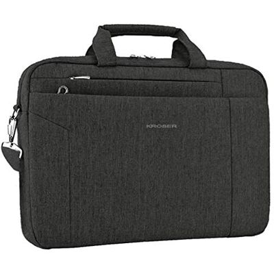 KROSER laptoptas 15,6 inch notebooktas aktetas tablet tas schoudertas waterafstotend Satchel Bussiness laptoptas voor vrouwen en mannen KROSER laptoptas 15,6 inch notebooktas aktetas tablet tas schoudertas waterafstotend Satchel Bussiness laptoptas voor vrouwen en mannen
