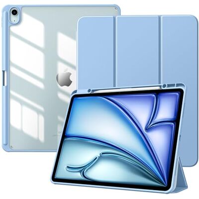 TiMOVO Beschermhoes voor iPad Air 13 inch M4/M3/M2, hemelsblauw TiMOVO Beschermhoes voor iPad Air 13 inch M4/M3/M2, hemelsblauw