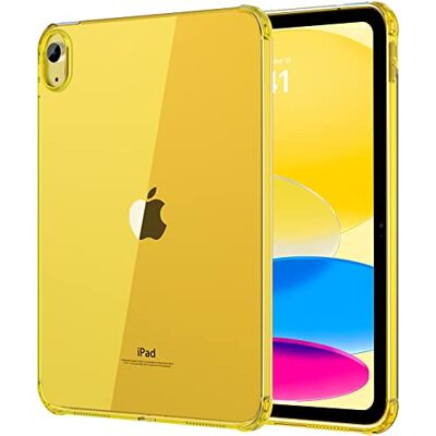 MoKo Clear Case voor iPad (A16) 11e generatie 2025 11 inch/10e generatie 2022 10,9 inch, lichtgewicht zachte TPU, anti-kras ultra transparante cover, schokbestendig schokbestendig, helder lichtgeel MoKo Clear Case voor iPad (A16) 11e generatie 2025 11 inch/10e generatie 2022 10,9 inch, lichtgewicht zachte TPU, anti-kras ultra transparante cover, schokbestendig schokbestendig, helder lichtgeel