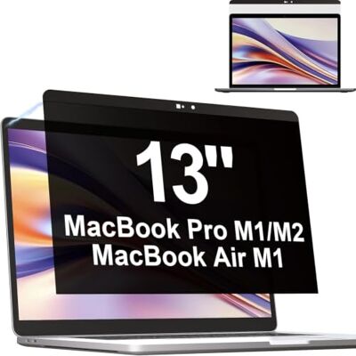 Mamol Magnetisch privacyfilter voor Apple MacBook Pro 13 inch (2016-2022, M1, M2) & MacBook Air 13 inch (2018-2021, M1), anti-spy/anti-spionagefilter scherm privacy Mamol Magnetisch privacyfilter voor Apple MacBook Pro 13 inch (2016-2022, M1, M2) & MacBook Air 13 inch (2018-2021, M1), anti-spy/anti-spionagefilter scherm privacy