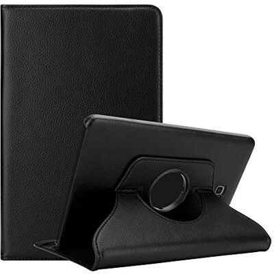 Cadorabo Tablethoes compatibel met Samsung Galaxy Tab A 2016 (10,1 inch) in zwart beschermhoes zonder auto wake up met standfunctie en elastische bandsluiting Cadorabo Tablethoes compatibel met Samsung Galaxy Tab A 2016 (10,1 inch) in zwart beschermhoes zonder auto wake up met standfunctie en elastische bandsluiting