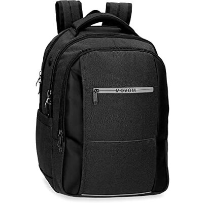 MOVOM trimmed laptoprugzak, Zwart, zaino per pc MOVOM trimmed laptoprugzak, Zwart, zaino per pc