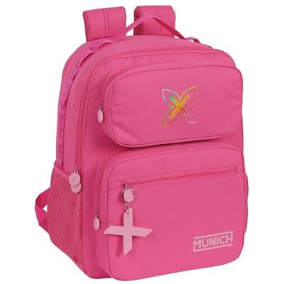 safta MUNICH FRESA Laptoprugzak 14,1 inch, ideaal voor jongeren van verschillende leeftijden, comfortabel en veelzijdig, kwaliteit en stevigheid, 33 x 16 x 42 cm, kleur: aardbeienroze, aardbei roze, safta MUNICH FRESA Laptoprugzak 14,1 inch, ideaal voor jongeren van verschillende leeftijden, comfortabel en veelzijdig, kwaliteit en stevigheid, 33 x 16 x 42 cm, kleur: aardbeienroze, aardbei roze,