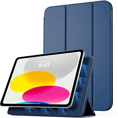 TiMOVO Magnetische hoes voor iPad (A16) 11e generatie 11 inch 2025/iPad 10e generatie 10,9 inch 2022, Smart Folio Magnetische Trifold Stand Cover voor 11e/10e generatie, Auto Wake/Sleep, Abyss Blue TiMOVO Magnetische hoes voor iPad (A16) 11e generatie 11 inch 2025/iPad 10e generatie 10,9 inch 2022, Smart Folio Magnetische Trifold Stand Cover voor 11e/10e generatie, Auto Wake/Sleep, Abyss Blue