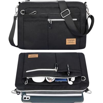 TiMOVO 9-11 inch anti-diefstal tablethoes met riem voor iPad, zwart Anti-Theft Design tablettas met schouderriem, geschikt voor iPad 10,9 inch/10,2 inch, Air 11/5e/4e generatie 10,9 inch en 31 x 22 cm (Breite x Länge) TiMOVO 9-11 inch anti-diefstal tablethoes met riem voor iPad, zwart Anti-Theft Design tablettas met schouderriem, geschikt voor iPad 10,9 inch/10,2 inch, Air 11/5e/4e generatie 10,9 inch en 31 x 22 cm (Breite x Länge)