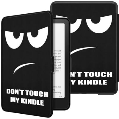 FINTIE Hoesje voor 7 inch Kindle Paperwhite 2024 (12e generatie) en Kindle Colorsoft Signature Edition (1e generatie), dunne en lichte beschermhoes, automatische aan/uit-hoes, Don't Touch FINTIE Hoesje voor 7 inch Kindle Paperwhite 2024 (12e generatie) en Kindle Colorsoft Signature Edition (1e generatie), dunne en lichte beschermhoes, automatische aan/uit-hoes, Don't Touch