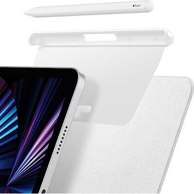 Spigen DA20 houder voor Apple Pencil Pro/Apple Pencil 2e generatie, compatibel met iPad Pro 11 inch/13, iPad Air 11 inch/13 inch en andere iPad-serie, wit Spigen DA20 houder voor Apple Pencil Pro/Apple Pencil 2e generatie, compatibel met iPad Pro 11 inch/13, iPad Air 11 inch/13 inch en andere iPad-serie, wit