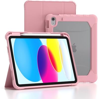 TopEsct iPad (A16) hoes 11 (^>e) generatie, 11 inch 2025/iPad 10e generatie 10,9 inch 2022, automatische slaap/wake, schokbestendige sterke magnetische hoes met doorschijnende harde achterkant TopEsct iPad (A16) hoes 11 (^>e) generatie, 11 inch 2025/iPad 10e generatie 10,9 inch 2022, automatische slaap/wake, schokbestendige sterke magnetische hoes met doorschijnende harde achterkant