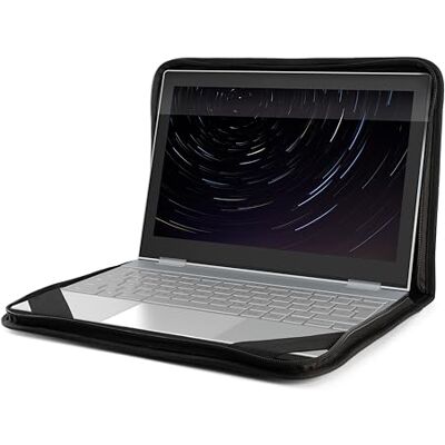 Belkin Always-On Laptophoes compatibel met 11 inch tot 12 inch laptop, tablet, ChromeBook, iPad en MacBook voor apparaatbescherming met twee vakken Belkin Always-On Laptophoes compatibel met 11 inch tot 12 inch laptop, tablet, ChromeBook, iPad en MacBook voor apparaatbescherming met twee vakken