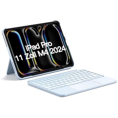 Inateck ACE Touch KB04122 Hoes met toetsenbord, ultralicht toetsenbord alleen voor iPad Pro 11 2024 M4, afneembaar, touchpad, portret-/landschapsstandaard, QWERTZ Inateck ACE Touch KB04122 Hoes met toetsenbord, ultralicht toetsenbord alleen voor iPad Pro 11 2024 M4, afneembaar, touchpad, portret-/landschapsstandaard, QWERTZ