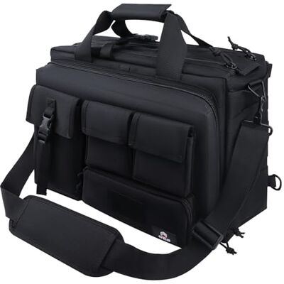 GES 39 cm laptoptas, multifunctionele heren outdoor tactische nylon schouder laptop messenger tas, aktetas handtassen voor camera/tablet/notebook (zwart-39 cm) GES 39 cm laptoptas, multifunctionele heren outdoor tactische nylon schouder laptop messenger tas, aktetas handtassen voor camera/tablet/notebook (zwart-39 cm)