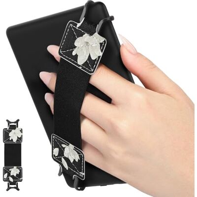MoKo Veiligheidspolsband voor Kindle eReaders Fire 6-8 inch, Kindle/Kobo/Voyaga/Lenovo/Sony Kindle E-Book Tablet, Zwart & Wit Magnolia MoKo Veiligheidspolsband voor Kindle eReaders Fire 6-8 inch, Kindle/Kobo/Voyaga/Lenovo/Sony Kindle E-Book Tablet, Zwart & Wit Magnolia