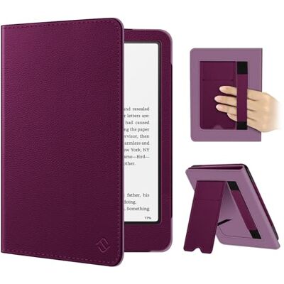 FINTIE Slanke opvouwbare hoes met standaard voor Kindle Paperwhite 7"/6,8 inch (12e/11e generatie 2024/2021) en Kindle Colorsoft Signature Edition, slanke opvouwbare hoes met automatische slaap-/waakfunctie voor FINTIE Slanke opvouwbare hoes met standaard voor Kindle Paperwhite 7"/6,8 inch (12e/11e generatie 2024/2021) en Kindle Colorsoft Signature Edition, slanke opvouwbare hoes met automatische slaap-/waakfunctie voor